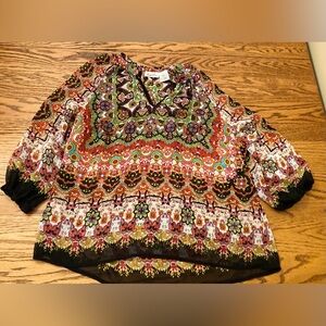 Forbidden summer sheer see-through top size XL